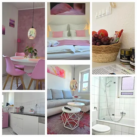 Appartement Happy Homes Pink - Up To 5 - Kueche - W-lan - Netflix - Honig - Badewanne
